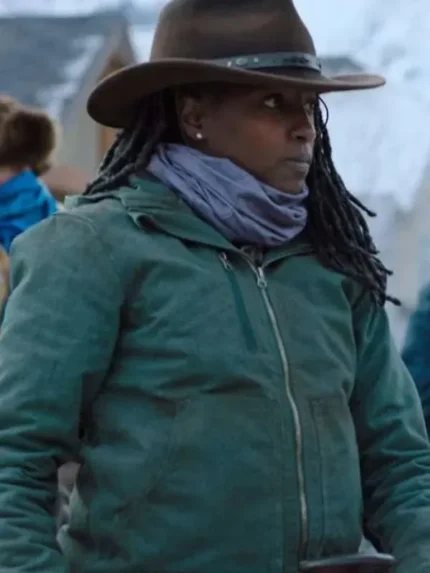 Rutina Wesley The Last Of Us Green Hooded Jacket-2