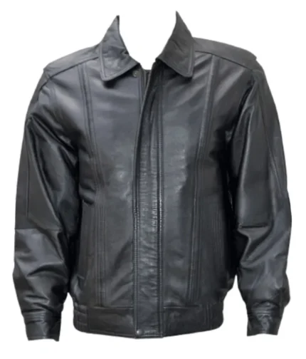Men’s Black Leather Jacket