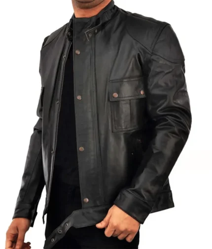 Black Leather Jacket Men