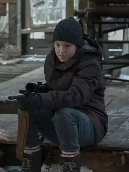 Bella Ramsey The Last of Us Brown Jacket
