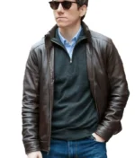 Brown Biker Leather Jacket For Men-4