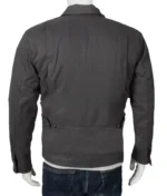 Yellowstone Series John Dutton Grey Cotton Jacket-5