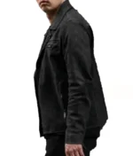 Black Matte Biker Leather Jacket For Men’s-4