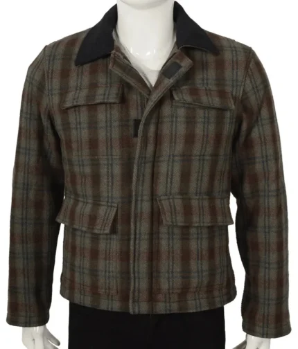 John Dutton Plaid Jacket Kevin Costner-1