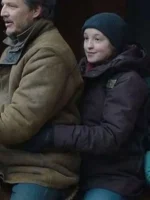 Bella Ramsey The Last of Us Brown Jacket-4