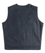 John Dutton Grey Wool Vest Yellowstone-6