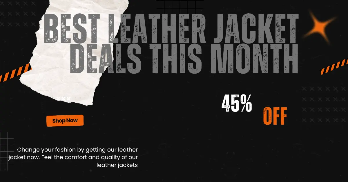 Best Leather Jacket Deals This Month | Up to 45% Off