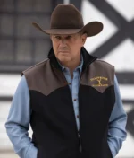 John Dutton Black Vest Yellowstone Series