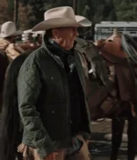 John Dutton Green Quilted Jacket | Yellowstone Series