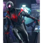 Spider-Man Miles Morales Motorcycle Jacket-3