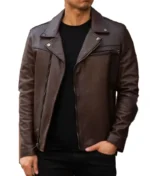 Old English Brown Full Grain Leather Jacket
