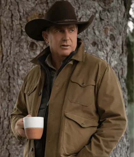 Yellowstone Series John Dutton Vintage Style Jacket
