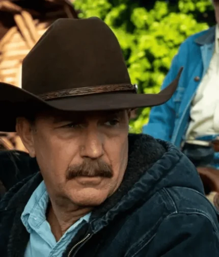 John Dutton Hooded Denim Jacket Kevin Costner-1