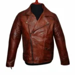 Men’s Brown Biker Leather Jacket