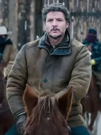 Pedro Pascal The Last of Us Brown Leather Jacket-1