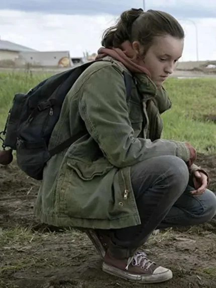 The Last of Us Bella Ramsey Green Jacket-1