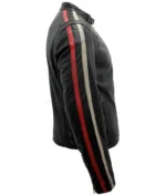 Men’s Black Leather Biker Jacket-3