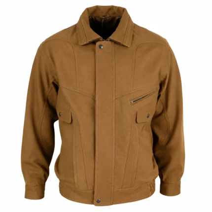Men’s Di Serria Leather Bomber Jacket