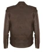 Men’s Antique Brown Leather Biker Jacket-1
