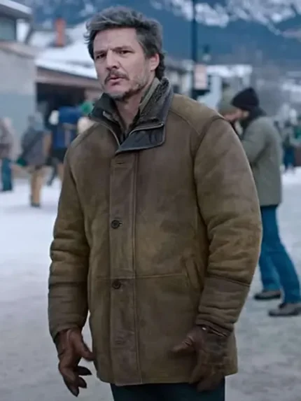 Pedro Pascal The Last of Us Brown Leather Jacket